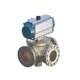 Three way ball valve